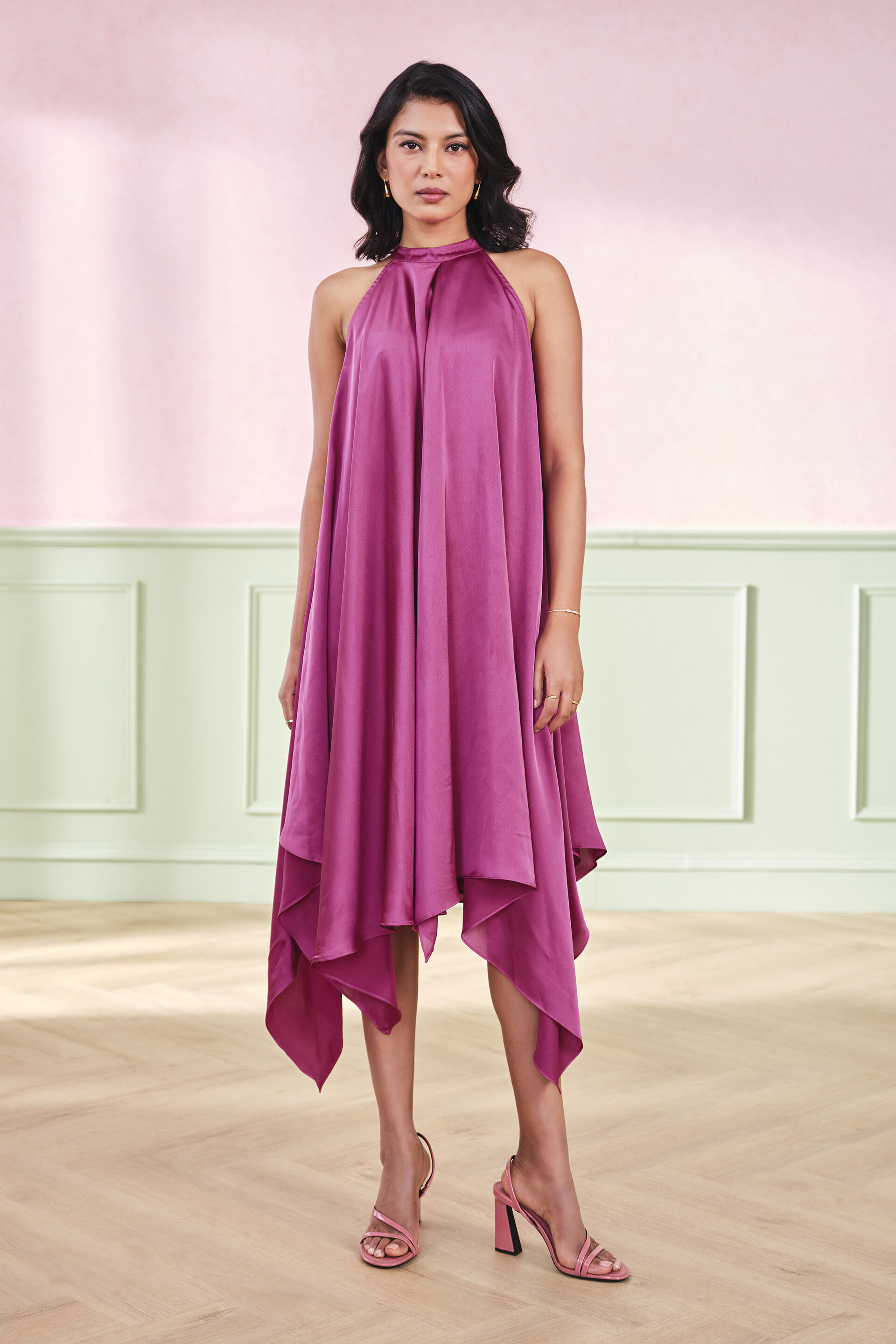 Sunset Samba Cocktail Pink Dress, Pink, image 3